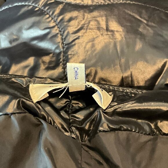 BAUM UND PFERDGARTEN Natara Quilted Nylon Trousers Black EUR Size 38 High Rise - Picture 8 of 10